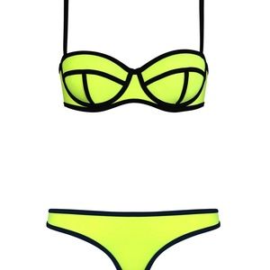 Yellow Triangle Bikini